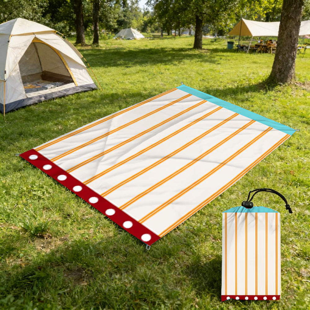 Outdoor Camping Rugs - Tappetino da picnic portatile, impermeabile, ideale