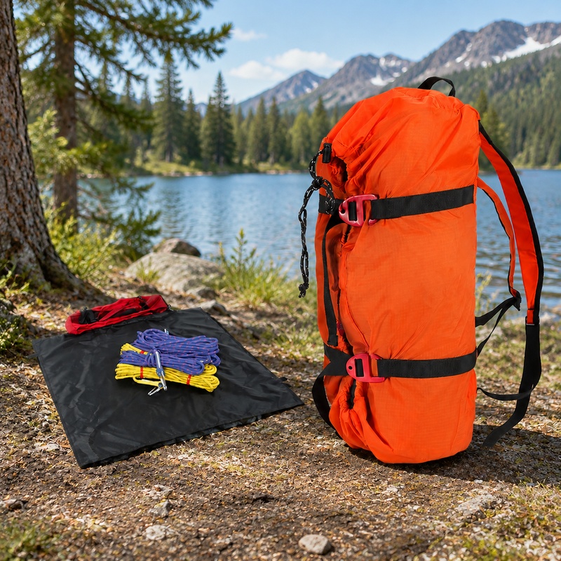 Outdoor Camping Rugs - Borsa robusta per il trasporto di