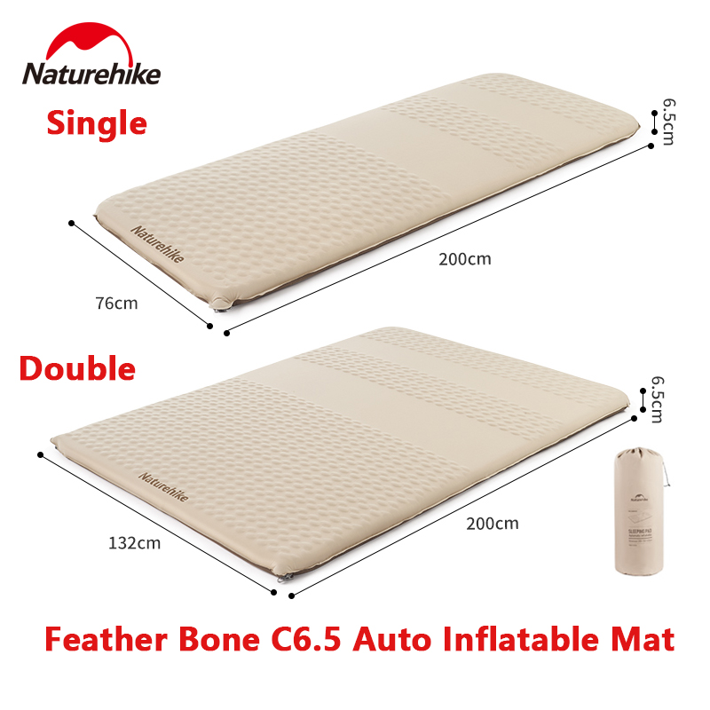 Naturehike C6.5 materasso gonf - Outdoor Camping Rugs recensione e prezzo
