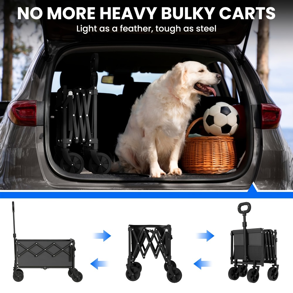 Carrello da Giardino Pieghevol - Outdoor Camping Trolley recensione e prezzo